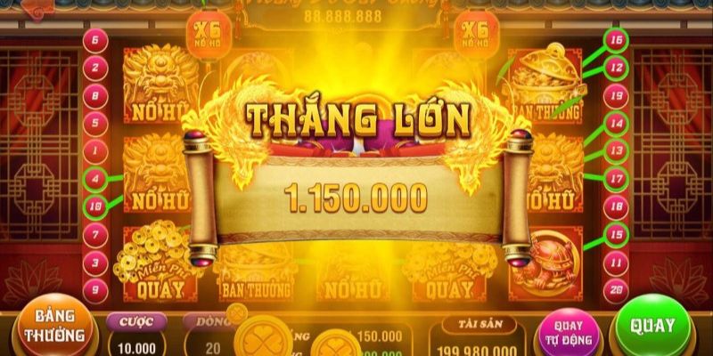 Hệ thống phần thưởng trong nổ hũ đổi thưởng 789Club